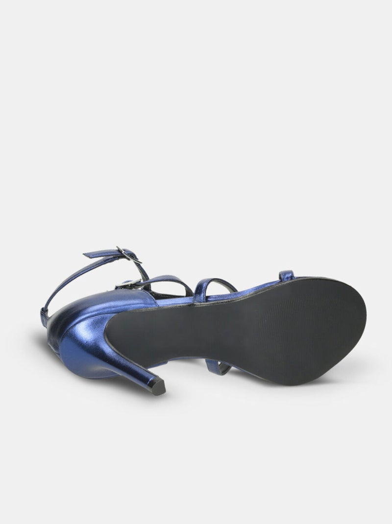 Sandales en nubuck BATA Bleu - Kiabi