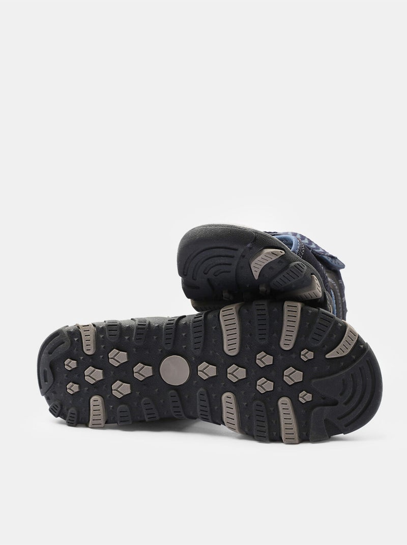 Sandales en nubuck BATA Bleu - Kiabi