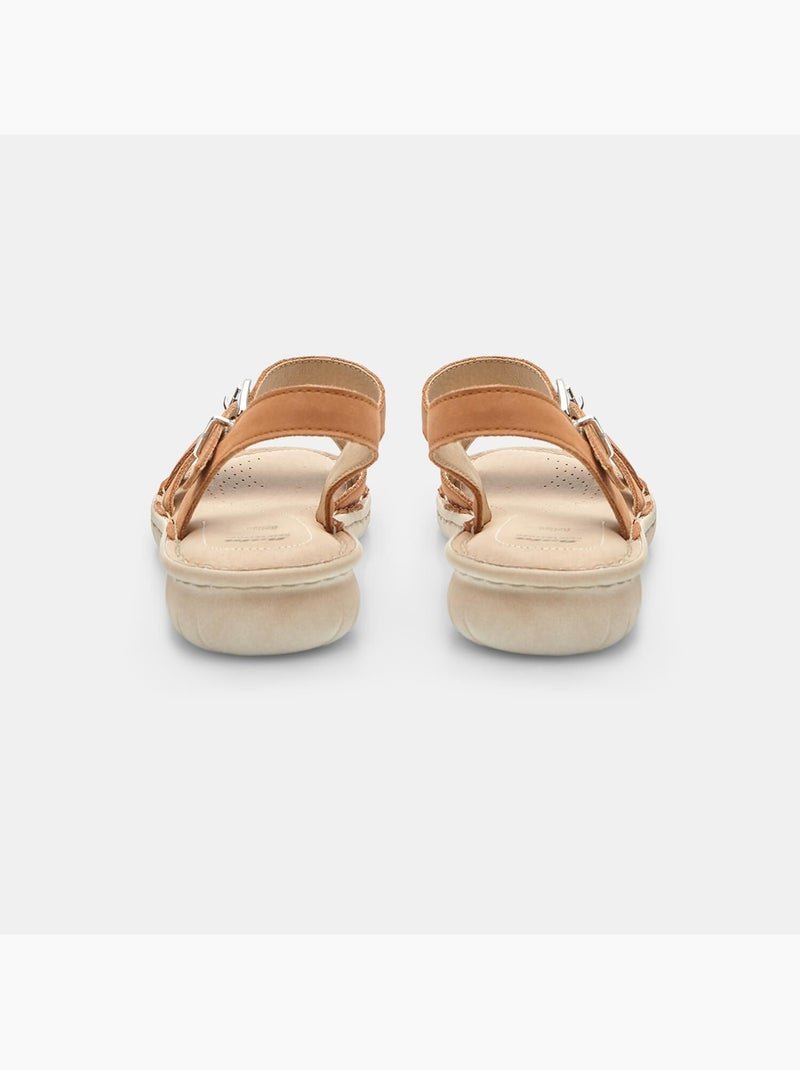 Sandales en nubuck BATA Bronze - Kiabi