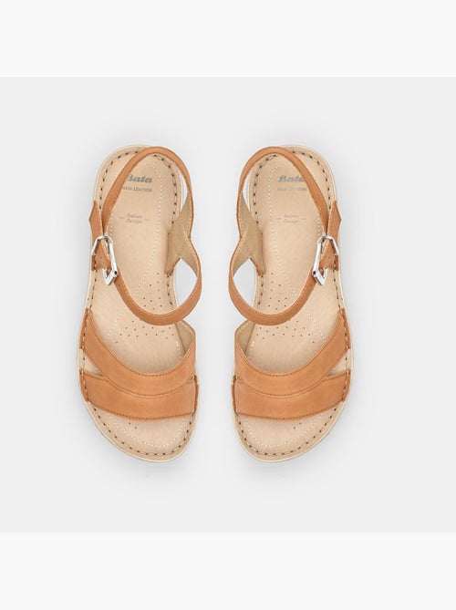 Sandales en nubuck BATA - Kiabi