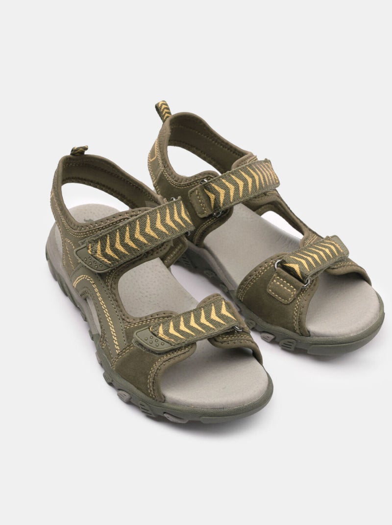 Sandales en nubuck BATA Vert - Kiabi