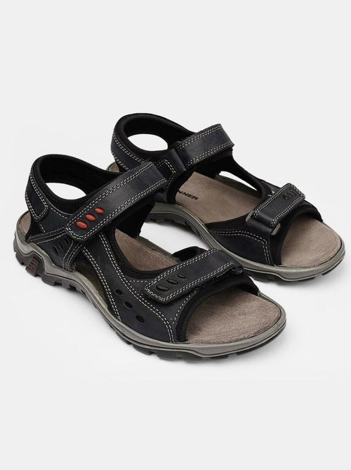 Sandales en nubuck - Kiabi