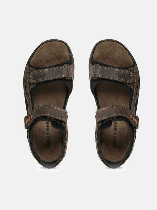 Sandales en nubuck - Kiabi