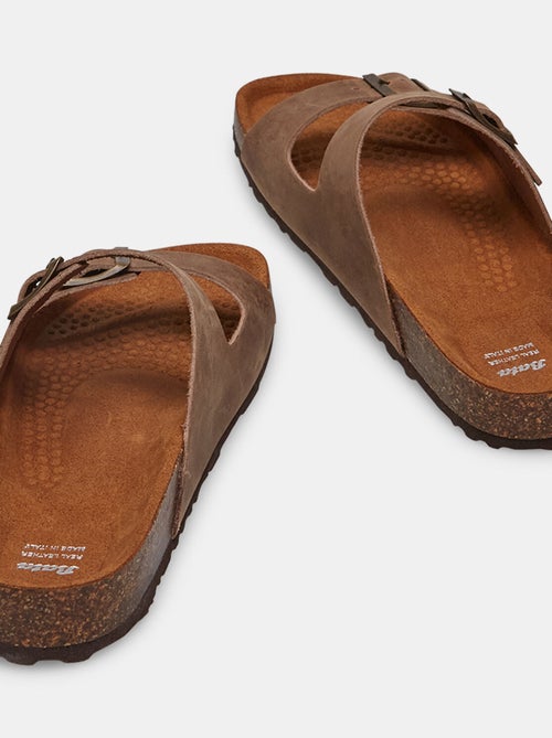 Sandales en nubuck - Kiabi