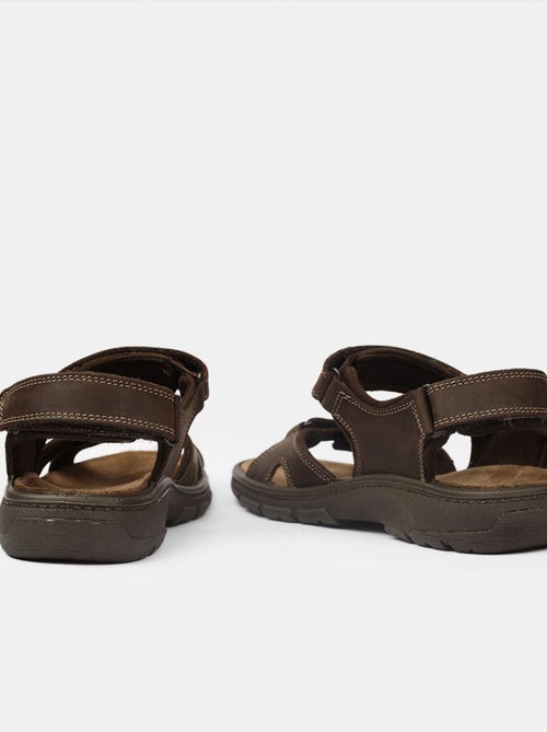 Sandales en nubuck - Kiabi