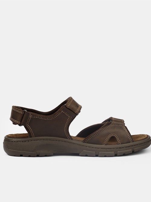 Sandales en nubuck - Kiabi