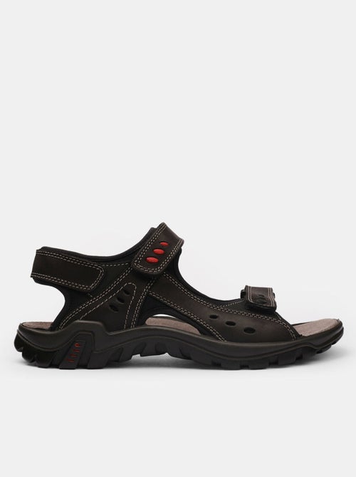 Sandales en nubuck - Kiabi
