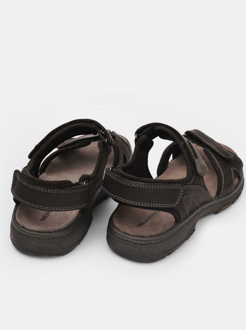 Sandales en nubuck - Kiabi
