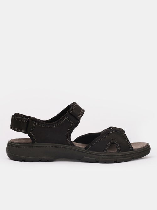 Sandales en nubuck - Kiabi