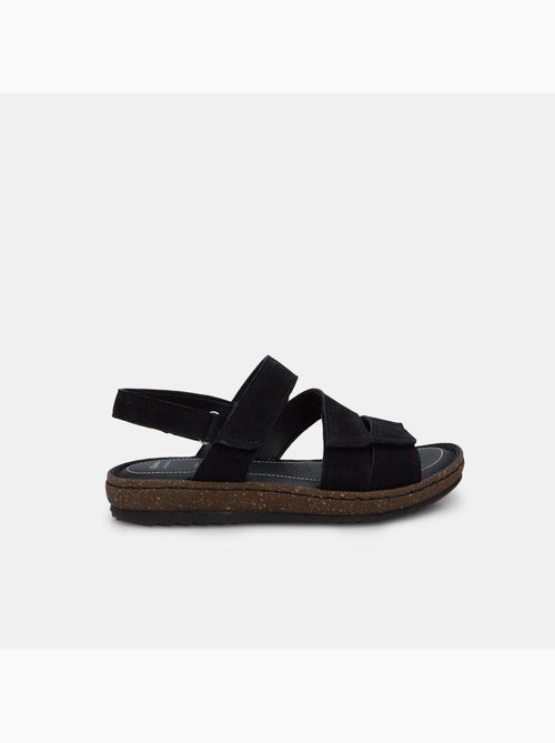 Sandales en nubuck - Kiabi