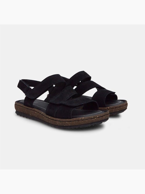 Sandales en nubuck - Kiabi