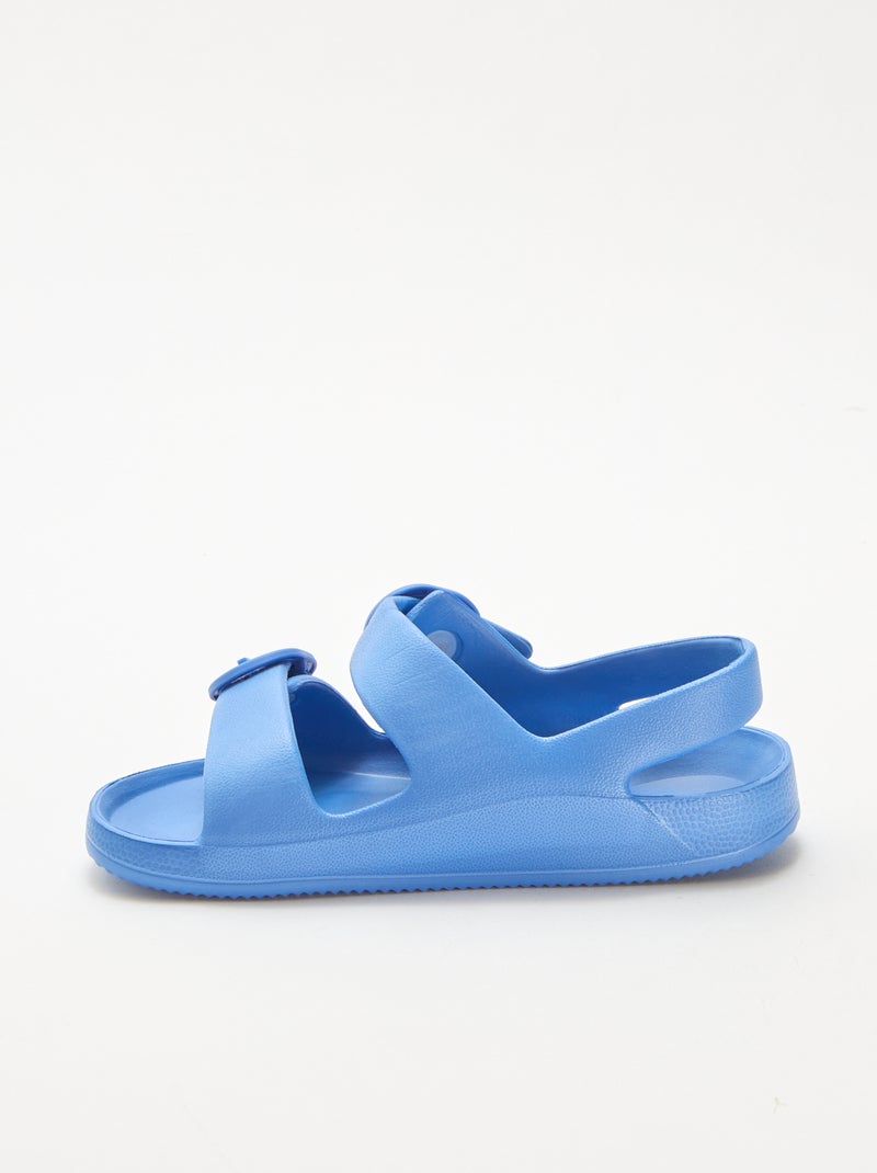 Sandales en plastique Bleu - Kiabi