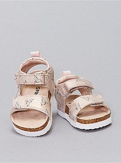 Sandales en simili brillant 'origami' - Kiabi