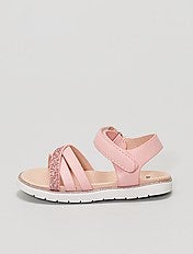 Sandales Sandalettes Fille Chaussures Adultes Et Enfants Kiabi