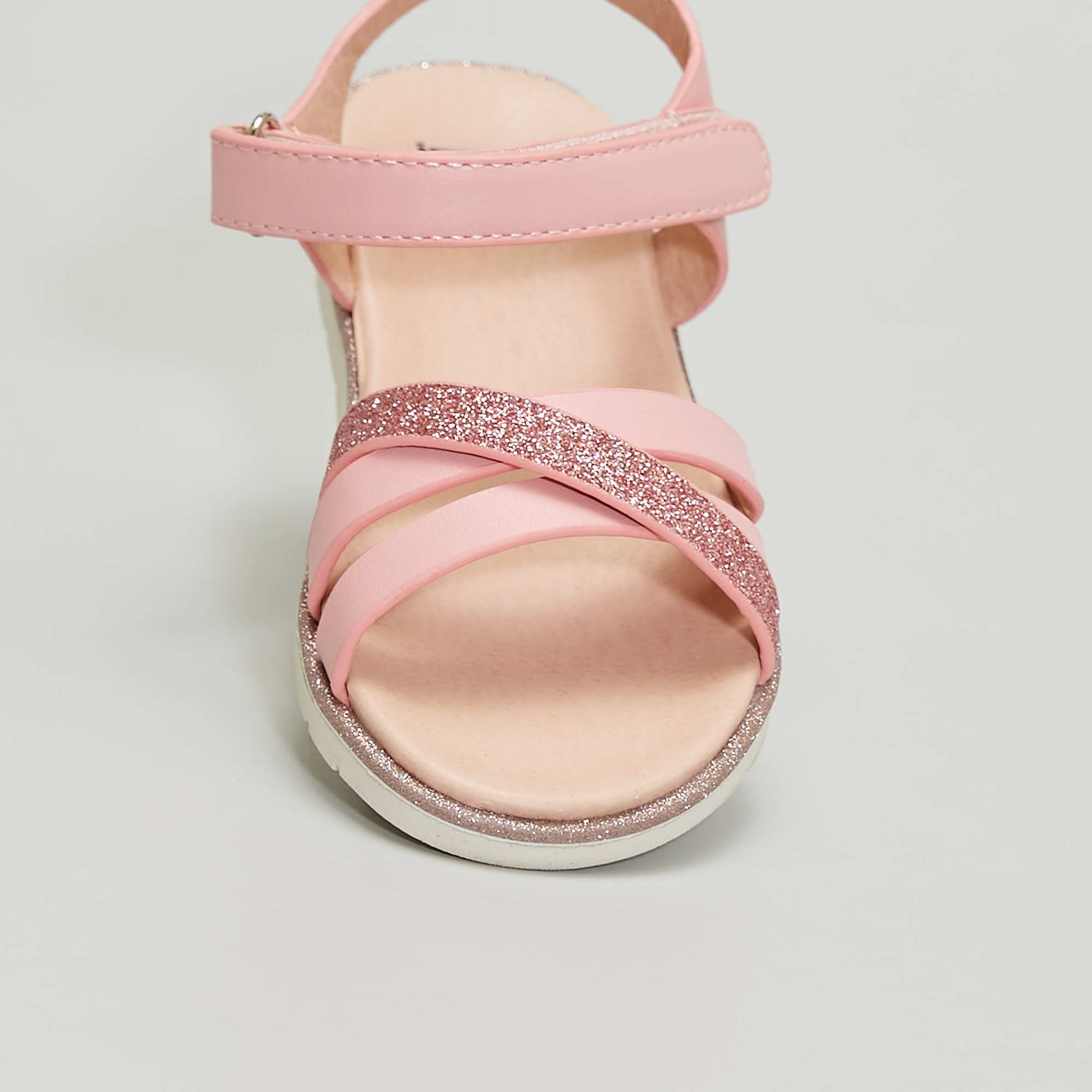 sandale fille rose