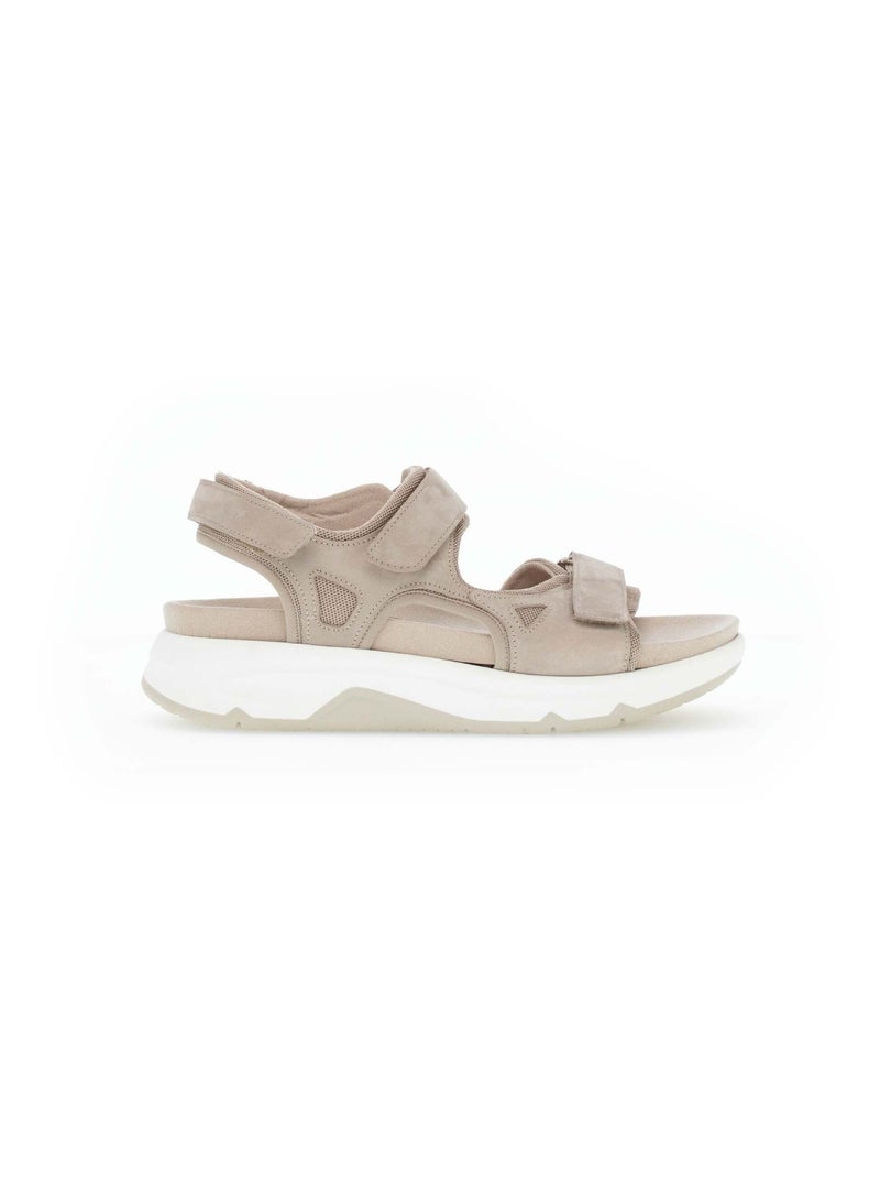Sandales  en suède Gabor Beige - Kiabi