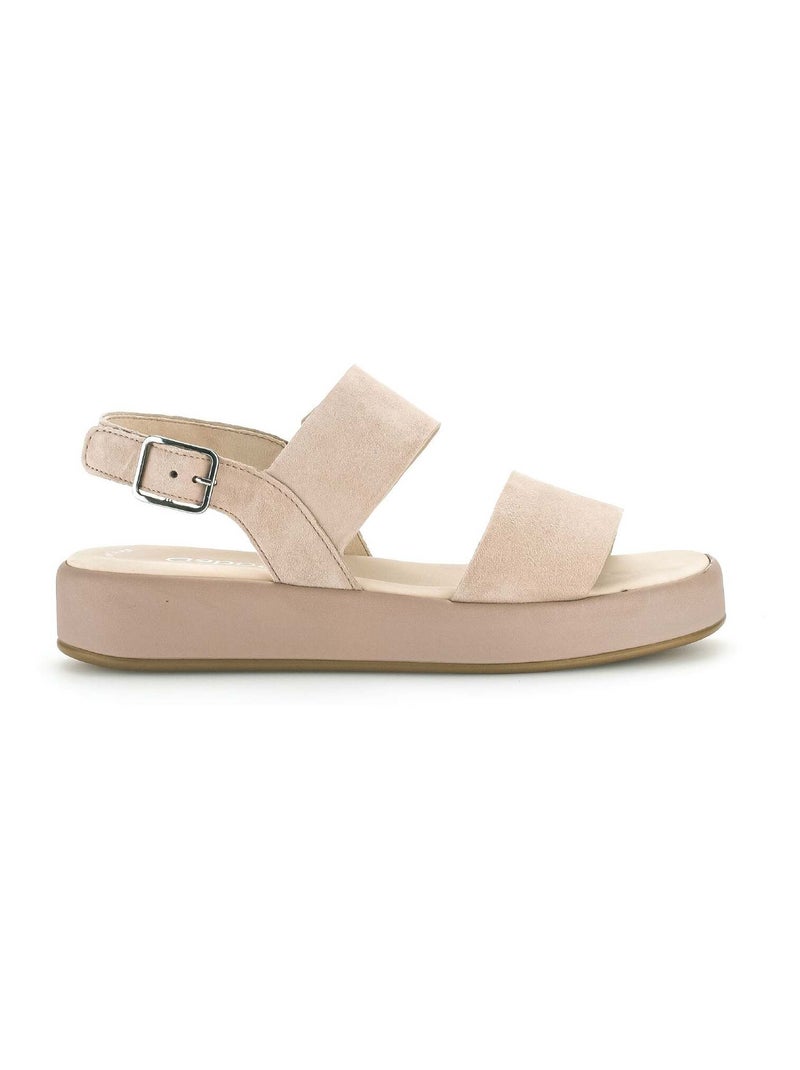 Sandales  en suède Gabor Rose - Kiabi