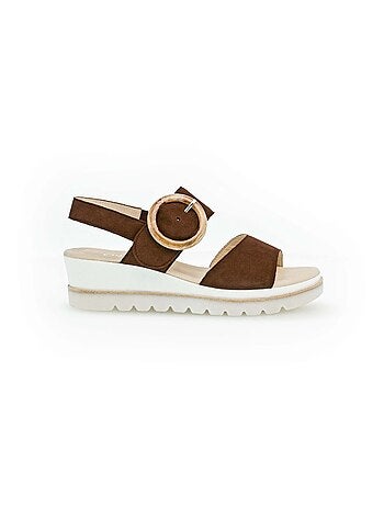 Sandales en suède