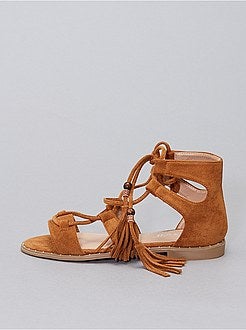 Sandales en suédine - Kiabi