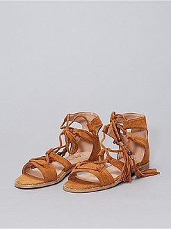 Sandales en suédine - Kiabi