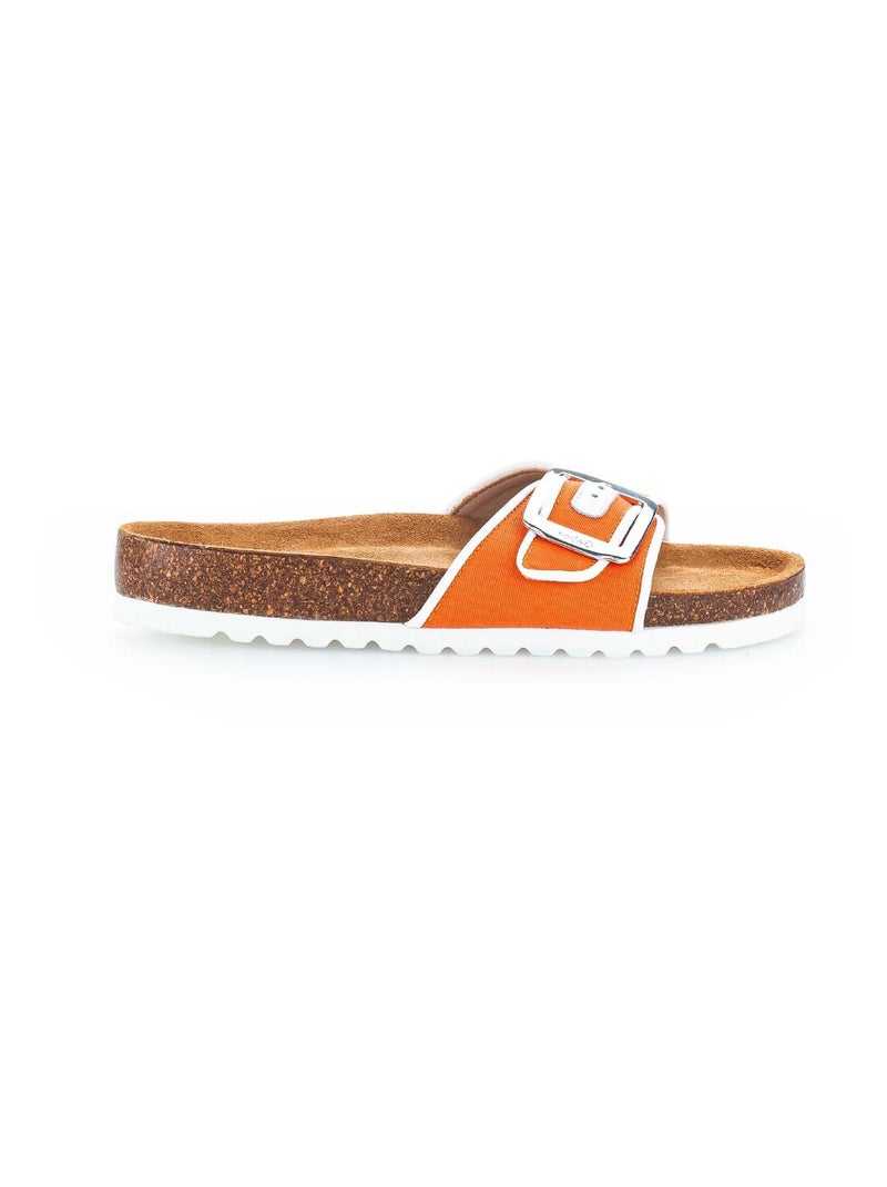 Sandales  en textile Gabor Blanc Orange clair - Kiabi