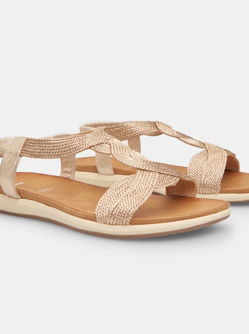 Sandales en tissu BATA - Kiabi