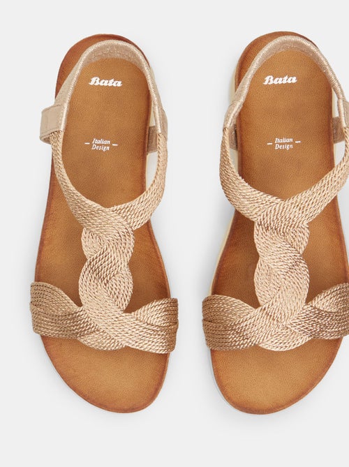 Sandales en tissu BATA - Kiabi