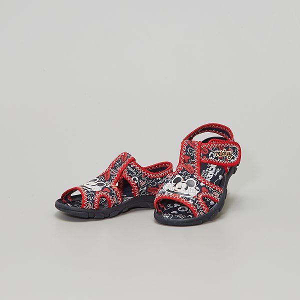 Sandales en toile 'Disney' Chaussures - noir/rouge - Kiabi - 15,00€