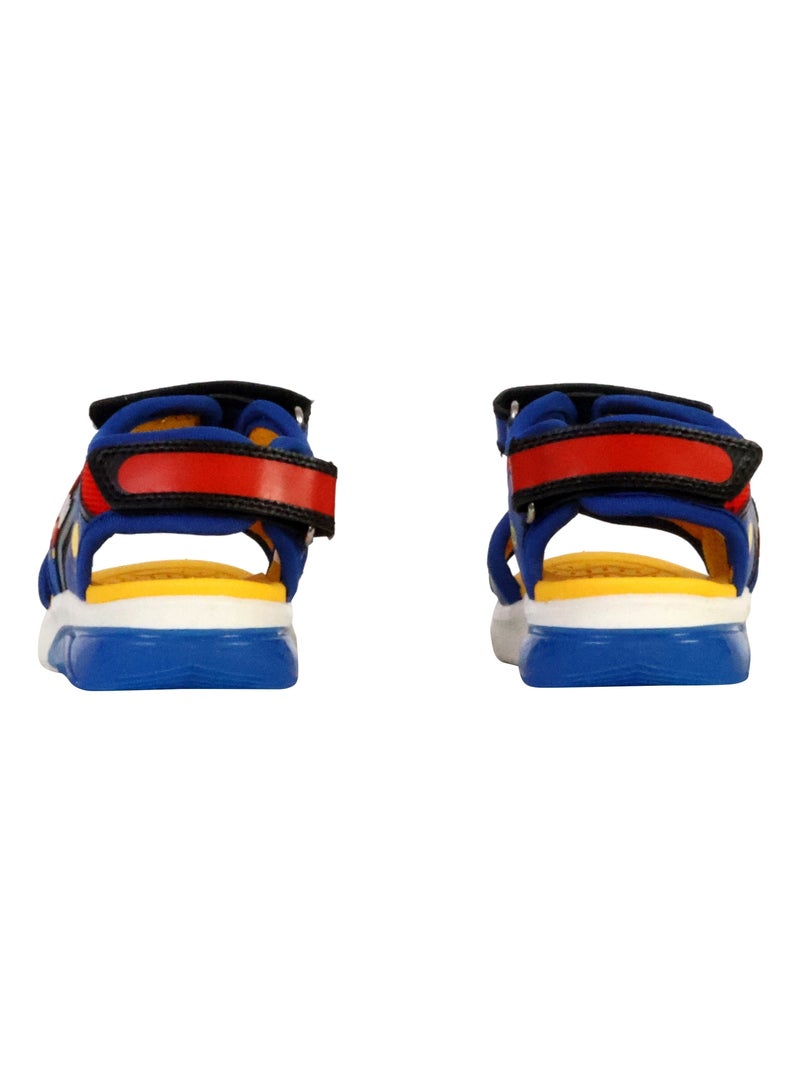 Sandales Enfant à Scratch Geox Ciberdron Bleu - Kiabi