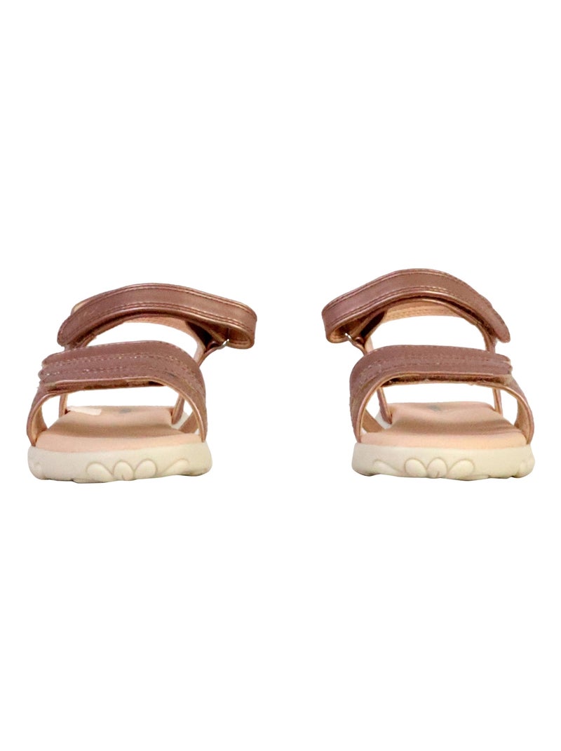 Sandales Enfant à Scratch Geox Haiti Rose - Kiabi