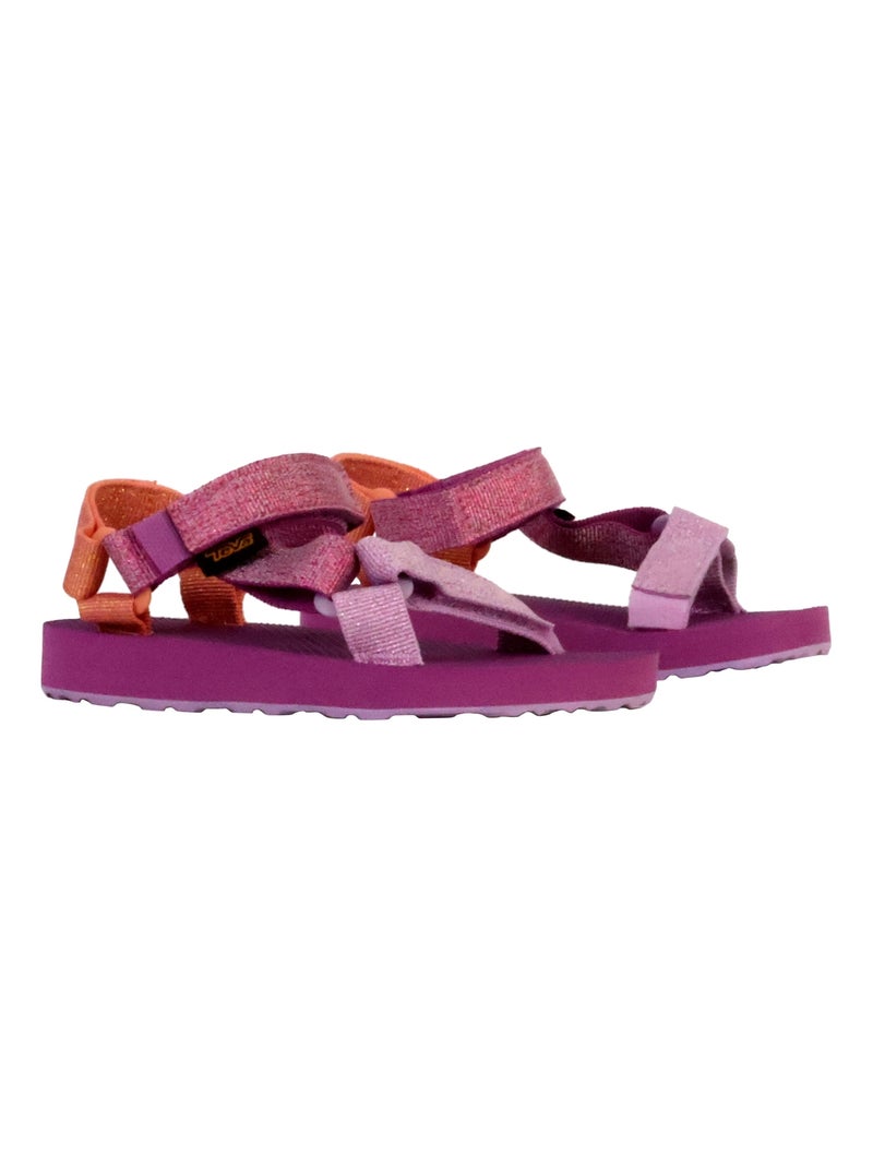 Sandales Enfant à Scratch Teva Original Universal Metallic Rose - Kiabi