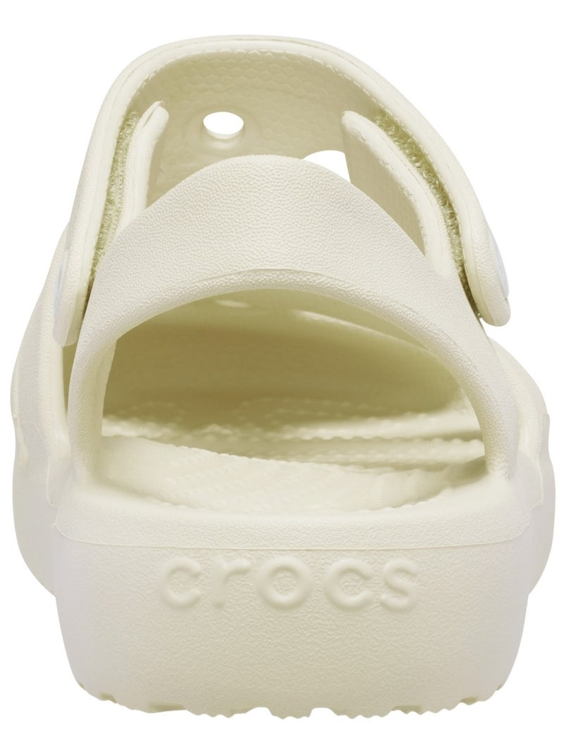 Sandales Enfant à Scratches Crocs Classic Fisherman Blanc - Kiabi