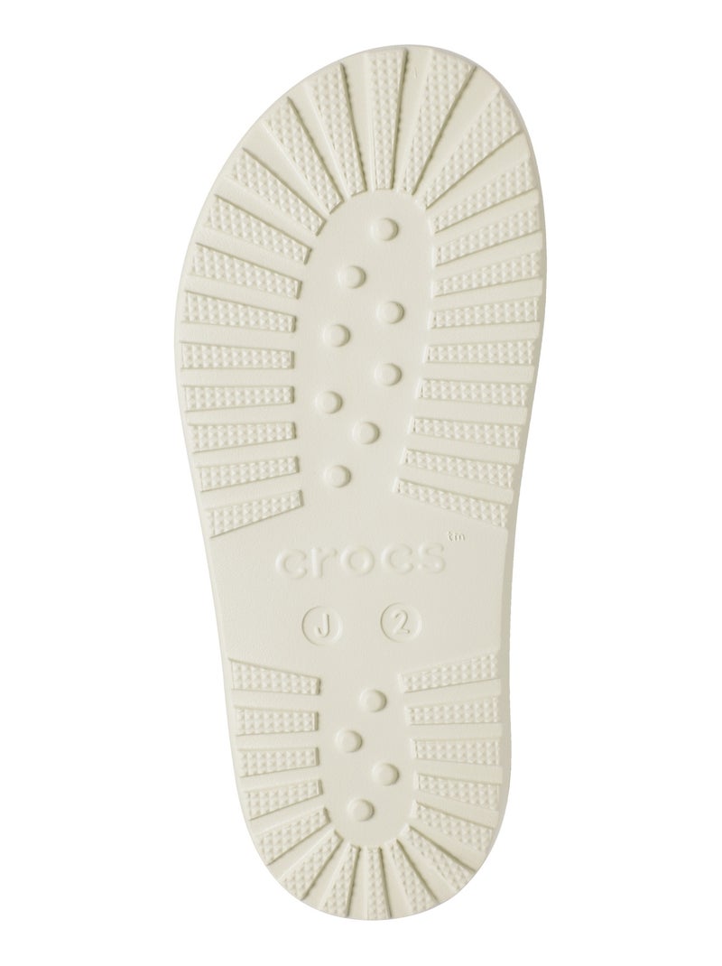 Sandales Enfant à Scratches Crocs Classic Fisherman Blanc - Kiabi