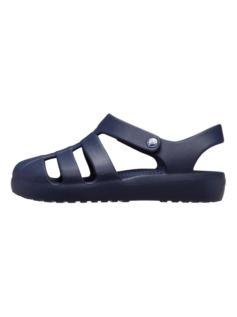 Sandales Enfant à Scratches Crocs Fisherman Bleu marine - Kiabi