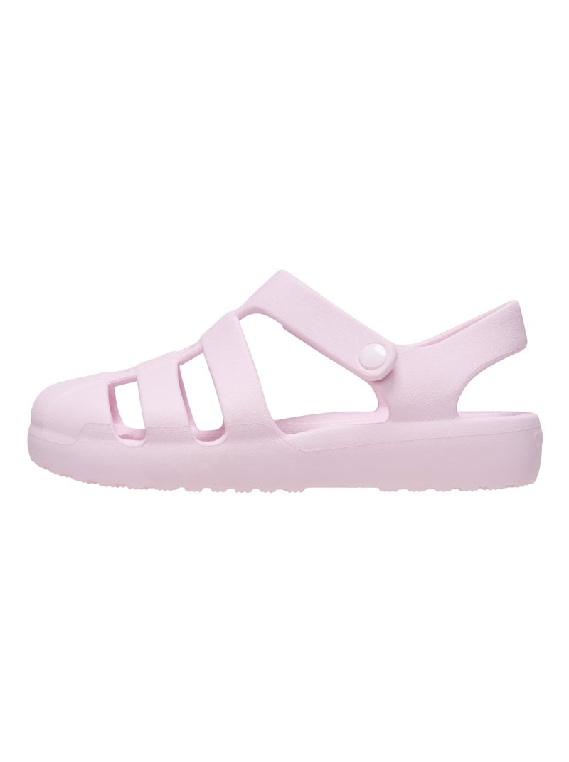 Sandales Enfant à Scratches Crocs Fisherman Rose - Kiabi