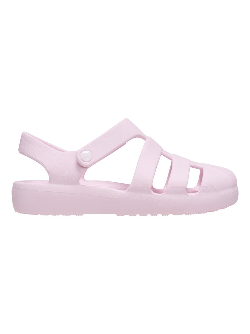 Sandales Enfant à Scratches Crocs Fisherman Rose - Kiabi