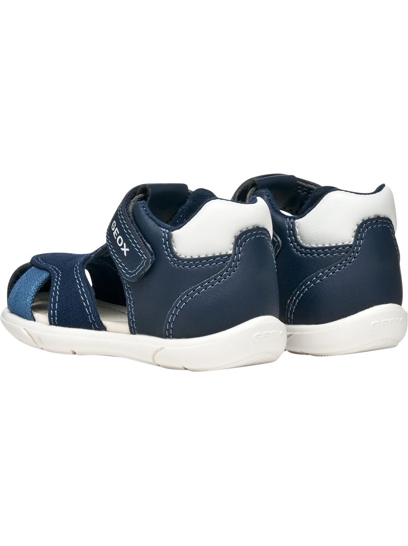 Sandales Enfant Cuir Geox Zapito C GBK Canvas Bleu - Kiabi