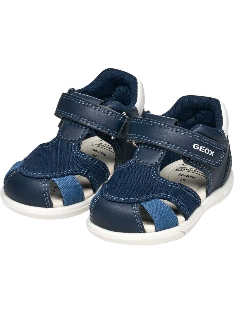 Sandales Enfant Cuir Geox Zapito C GBK Canvas Bleu - Kiabi