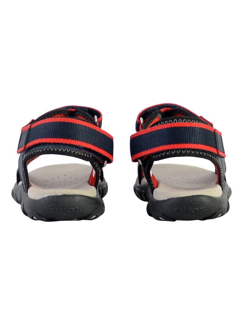 Sandales Enfant Geox Strada Bleu Rouge - Kiabi