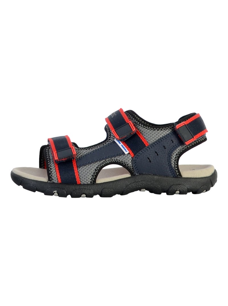 Sandales Enfant Geox Strada Noir Jaune - Kiabi