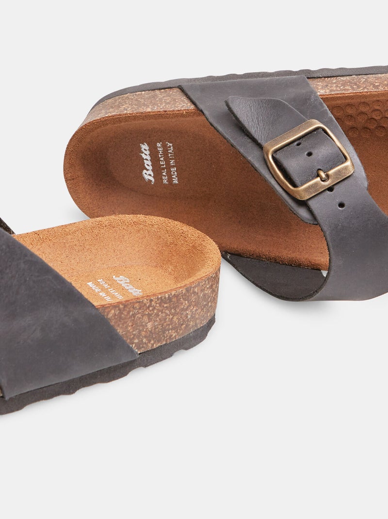 Sandales entre-doigt BATA Noir - Kiabi