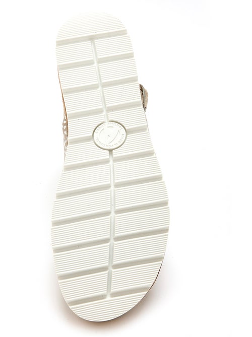 Sandales extensibles doublure cuir - PEDICONFORT - Kiabi