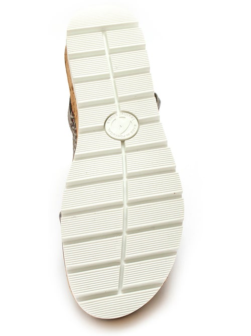 Sandales extensibles doublure cuir - PEDICONFORT - Kiabi