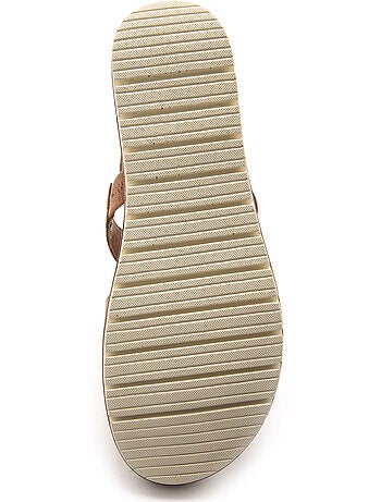 Sandales fantaisie en cuir - PEDICONFORT