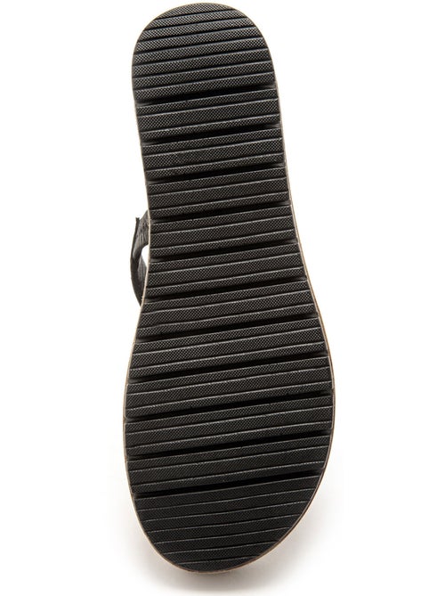 Sandales fantaisie en cuir - PEDICONFORT - Kiabi