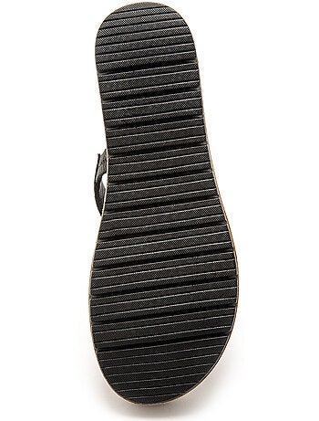 Sandales fantaisie en cuir