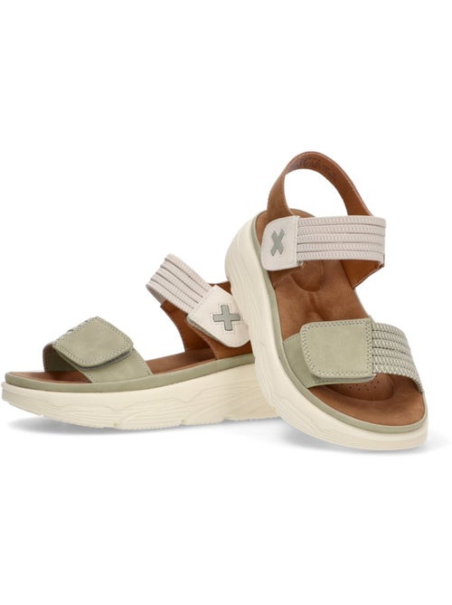 Sandales femme à fermeture ajustable - Kiabi