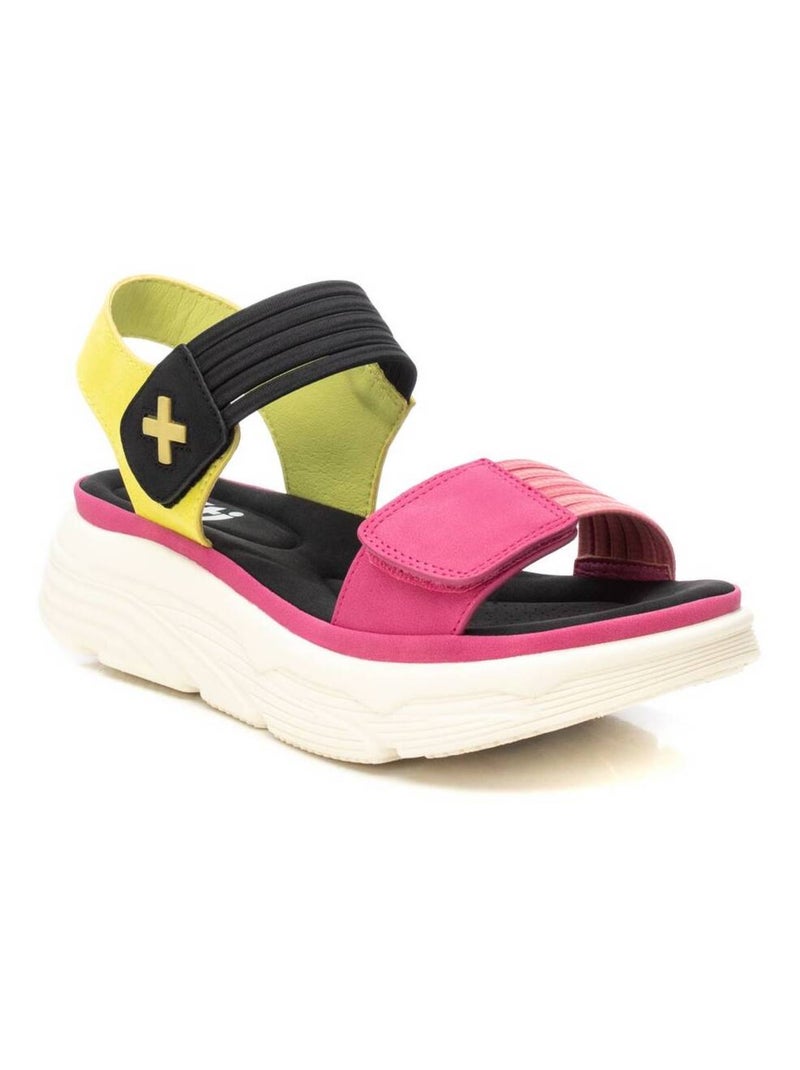 Sandales femme à fermeture ajustable Mauve lilas - Kiabi