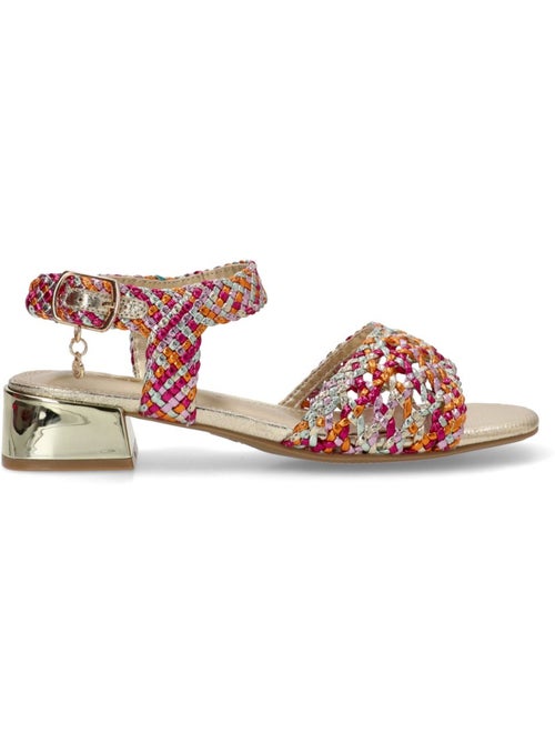 Sandales femme à talon bas - Kiabi