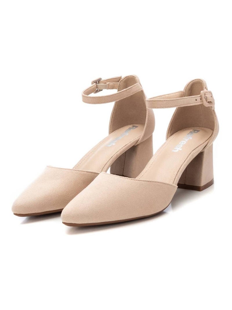 Sandales femme à talon Beige - Kiabi